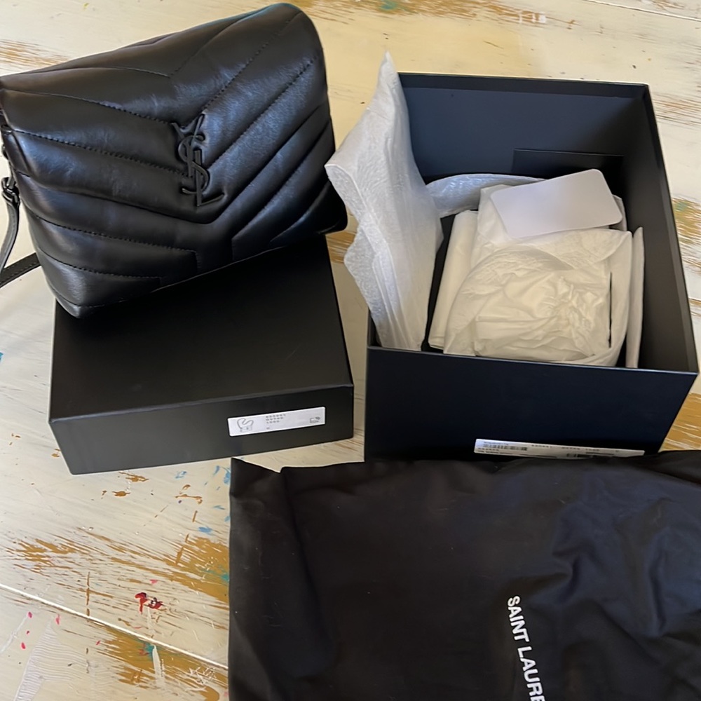 YSL Mini Loulou Matelassé Leather crossbody bag